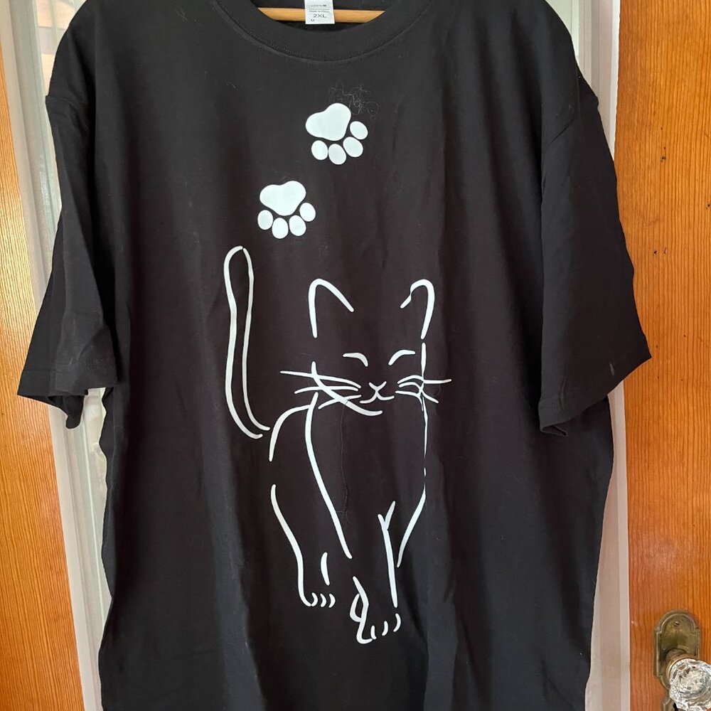 NEW CAT Women's t-shirt 100% cotton super soft 2XL